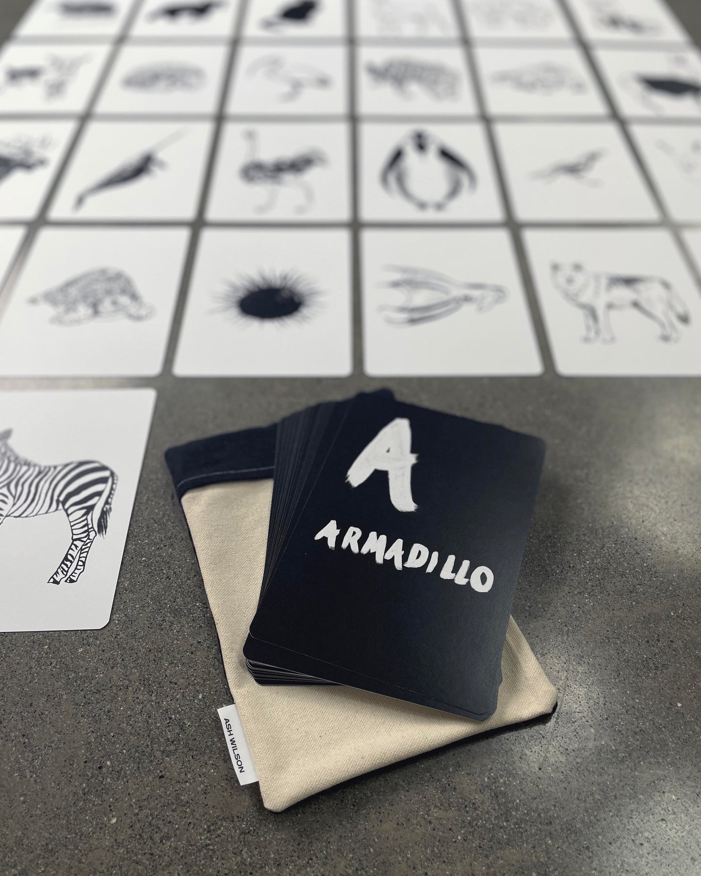 A-Z Animal Alphabet Flashcard Set