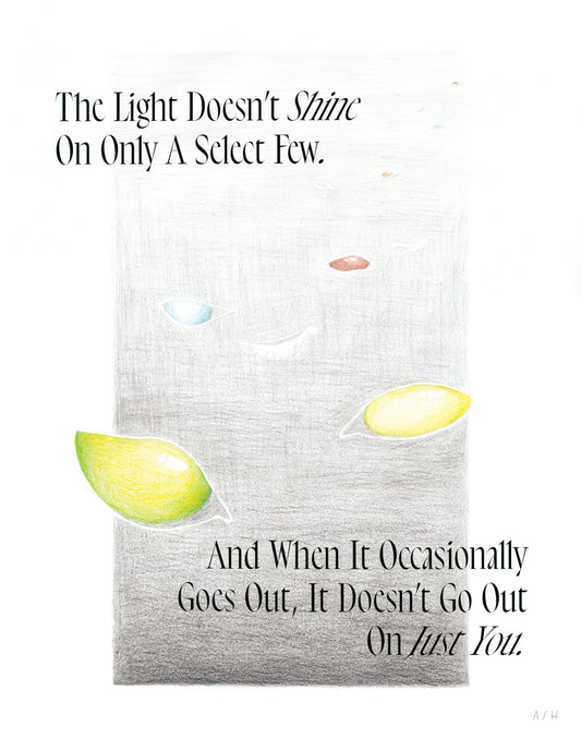 When the Light Goes Out - Art Print